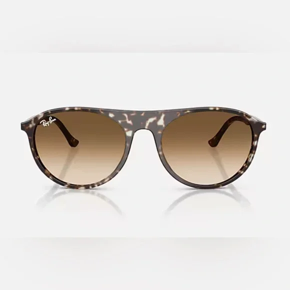 New Ray-Ban Sunglasses Aviator Havana RB2215 with Case - Picture 3 of 9